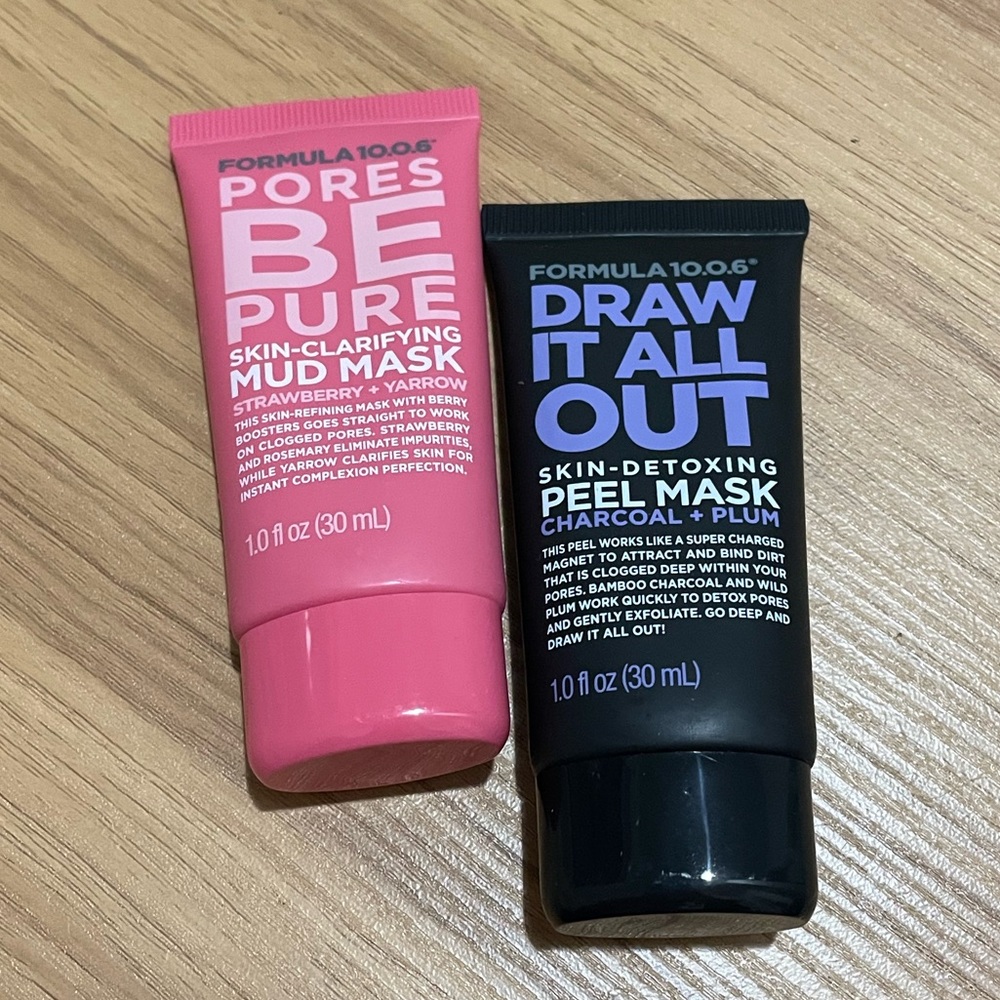 NEW Formula 10.0.6 Face Masks - 1 oz tubes
